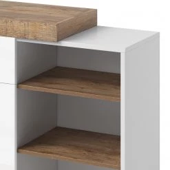 Loftscape Buffet Shipley I - Blanc brillant / Imitation chêne 11 Loftscape Buffet Shipley I - Blanc brillant / Imitation chêne -ÉcoMaison Soldes 1000342827 220412 050 DETAILS P000000001000342827