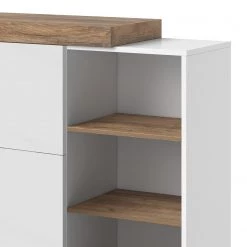 Loftscape Buffet Shipley - Blanc brillant / Imitation chêne 11 Loftscape Buffet Shipley - Blanc brillant / Imitation chêne -ÉcoMaison Soldes 1000342829 220412 050 DETAILS P000000001000342829