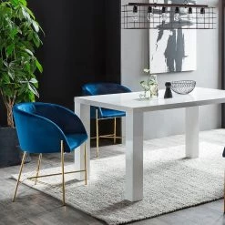 Loftscape Salle à manger Eadwine I (5 éléments) - Bleu marine - Largeur : 160 cm 9 Loftscape Salle à manger Eadwine I (5 éléments) - Bleu marine - Largeur : 160 cm -ÉcoMaison Soldes 1000343623 220414 021 MOOD DETAILS P000000001000343623 mood