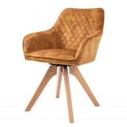 Loftscape Salle à manger Champlost II (5 éléments) - Marron doré - Largeur : 160 cm -ÉcoMaison Soldes 1000343646 220414 030 DETAILS P000000001000343646