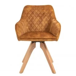 Loftscape Salle à manger Champlost II (5 éléments) - Marron doré - Largeur : 160 cm -ÉcoMaison Soldes 1000343646 220414 040 DETAILS P000000001000343646