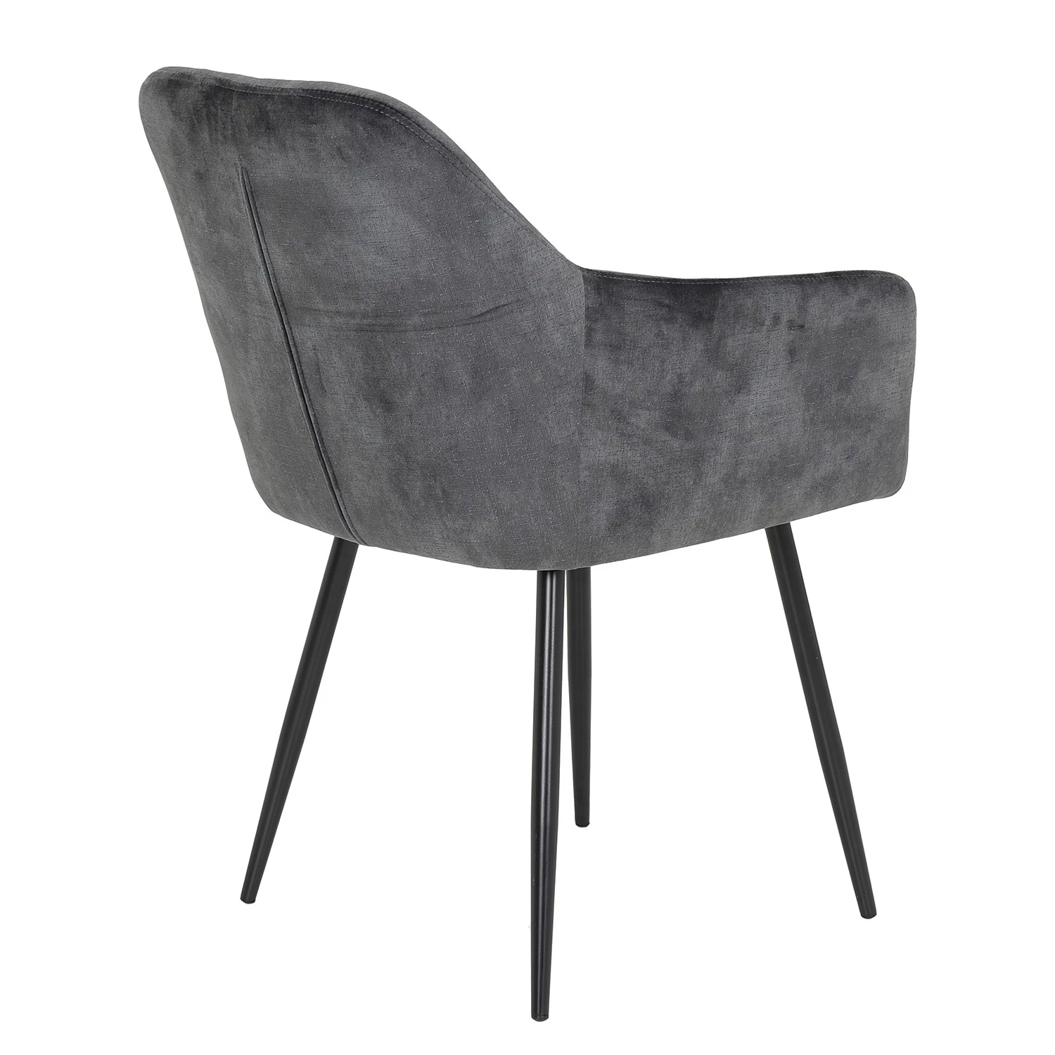 Red Living Chaises à accoudoirs Portol (lot de 2) - Gris 6 Red Living Chaises à accoudoirs Portol (lot de 2) - Gris – Image 6