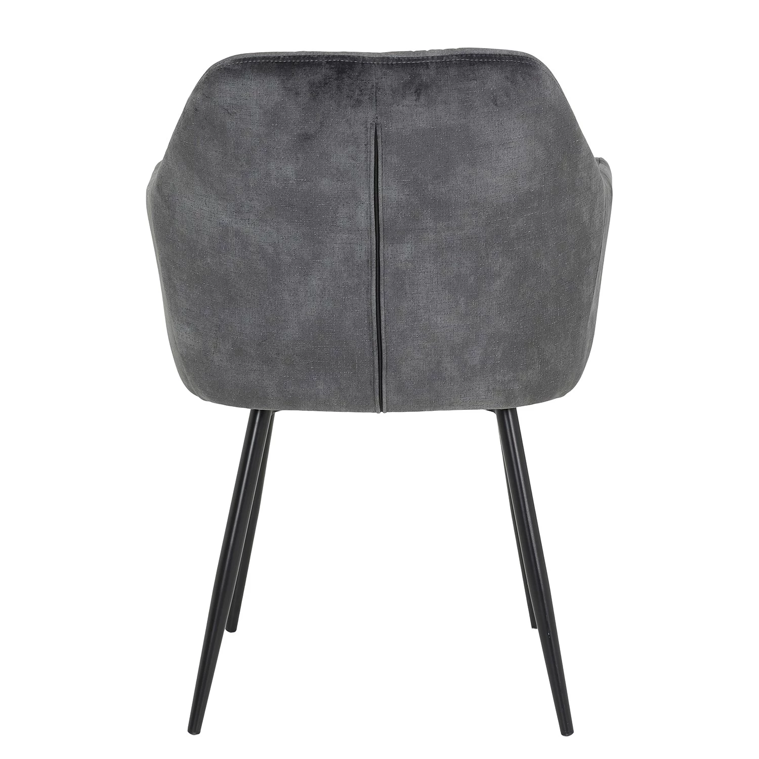 Red Living Chaises à accoudoirs Portol (lot de 2) - Gris 7 Red Living Chaises à accoudoirs Portol (lot de 2) - Gris – Image 7