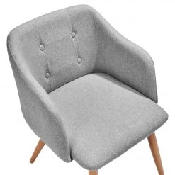 Butlers Chaises ROCK'N'SOUL (lot de 2) - Acier / Polyester - Gris -ÉcoMaison Soldes 1000343991 220406 060 DETAILS P000000001000343991