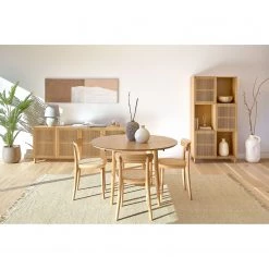 Norrwood Table Trebas - Extensible - Placage en chêne - Chêne -ÉcoMaison Soldes 1000344479 220412 022 MOOD DETAILS P000000001000344479 mood