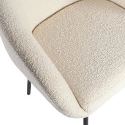 Loftscape Chaises à accoudoirs Pangolo (lot de 2) - Bouclé / Acier - Blanc / Noir 10 Loftscape Chaises à accoudoirs Pangolo (lot de 2) - Bouclé / Acier - Blanc / Noir -ÉcoMaison Soldes 1000344484 220414 033 DETAILS P000000001000344484