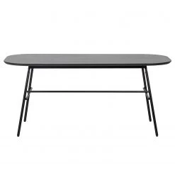 Loftscape Table Sandino - Manguier massif / Acier - Manguier / Noir -ÉcoMaison Soldes 1000344506 220414 032 DETAILS P000000001000344506