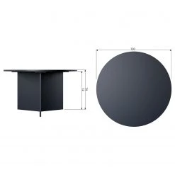 Loftscape Table Romang - Pin massif - Noir 9 Loftscape Table Romang - Pin massif - Noir -ÉcoMaison Soldes 1000344513 220414 500 SKETCH DETAILS P000000001000344513 sketch