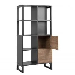 Loftscape Étagère Mid West - Imitation bambou / Anthracite -ÉcoMaison Soldes 1000344589 220407 034 DETAILS P000000001000344589