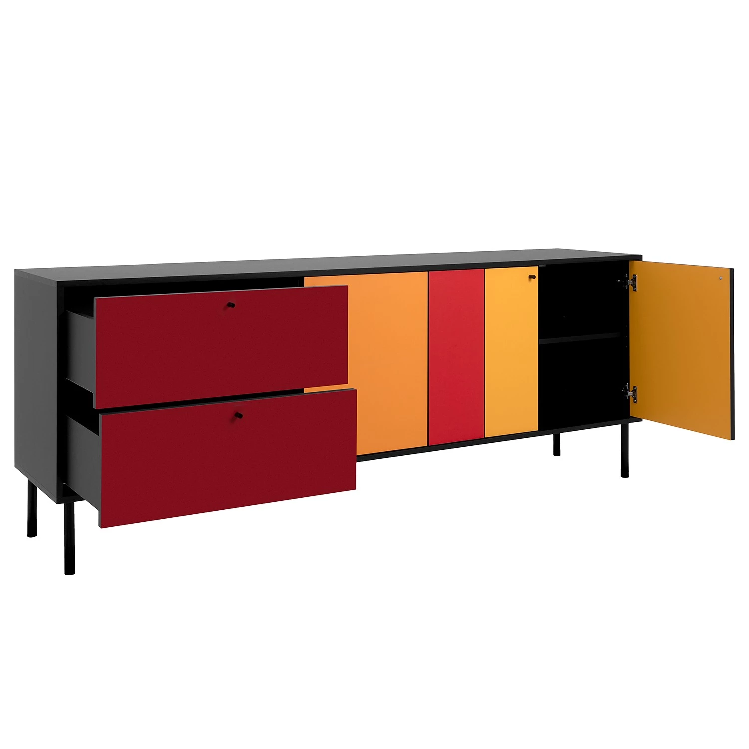 Loftscape Meuble TV Modern Art - Multicolore 6 Loftscape Meuble TV Modern Art - Multicolore – Image 6