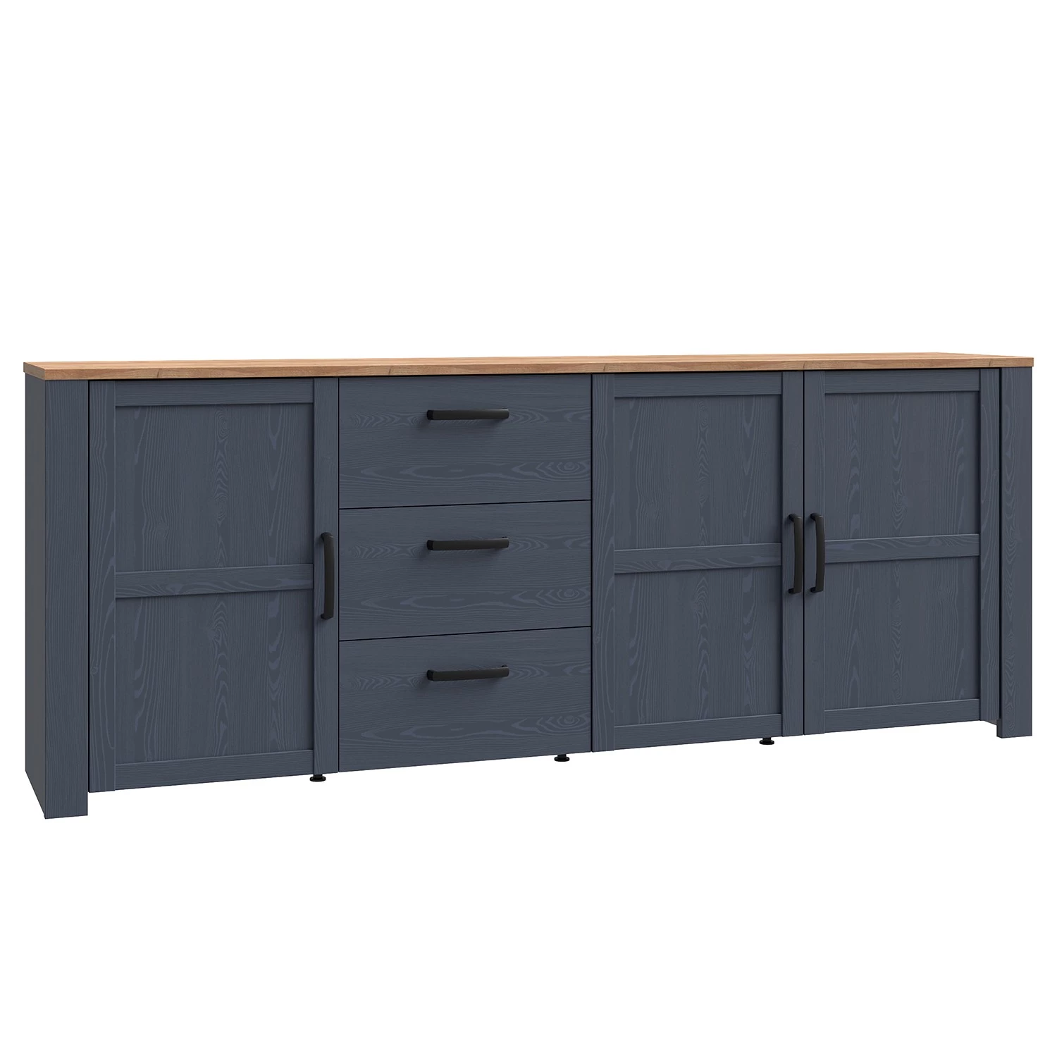 Ridgevalley Buffet Vassia II - Imitation chêne Navy / Imitation chêne Riviera 1 Ridgevalley Buffet Vassia II - Imitation chêne Navy / Imitation chêne Riviera