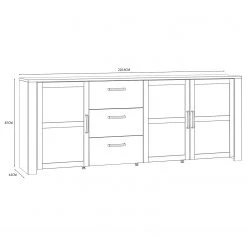 Ridgevalley Buffet Vassia II - Imitation chêne Navy / Imitation chêne Riviera 12 Ridgevalley Buffet Vassia II - Imitation chêne Navy / Imitation chêne Riviera -ÉcoMaison Soldes 1000344683 220414 500 SKETCH DETAILS P000000001000344683 sketch