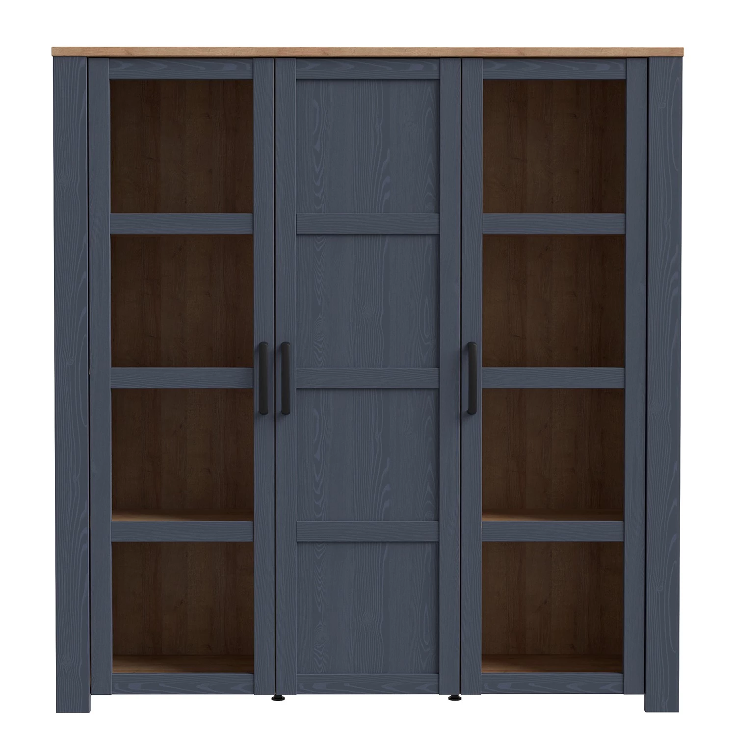 Ridgevalley Vitrine Vassia II - Imitation chêne Navy / Imitation chêne Riviera 7 Ridgevalley Vitrine Vassia II - Imitation chêne Navy / Imitation chêne Riviera – Image 7