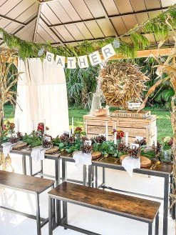 Red Living Salle à manger Pilbara (3 éléments) - Imitation bois recyclé / Noir -ÉcoMaison Soldes 1000347220 220513 024 MOOD DETAILS P000000001000347220 mood