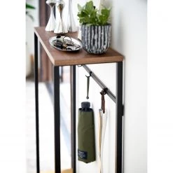 Yamazaki Console Tower - Frêne massif / Métal - Noir -ÉcoMaison Soldes 1000347253 220505 033 DETAILS P000000001000347253