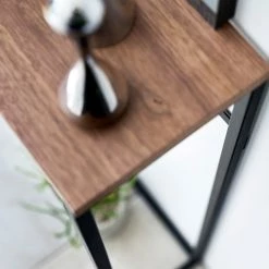 Yamazaki Console Tower - Frêne massif / Métal - Noir -ÉcoMaison Soldes 1000347253 220505 034 DETAILS P000000001000347253