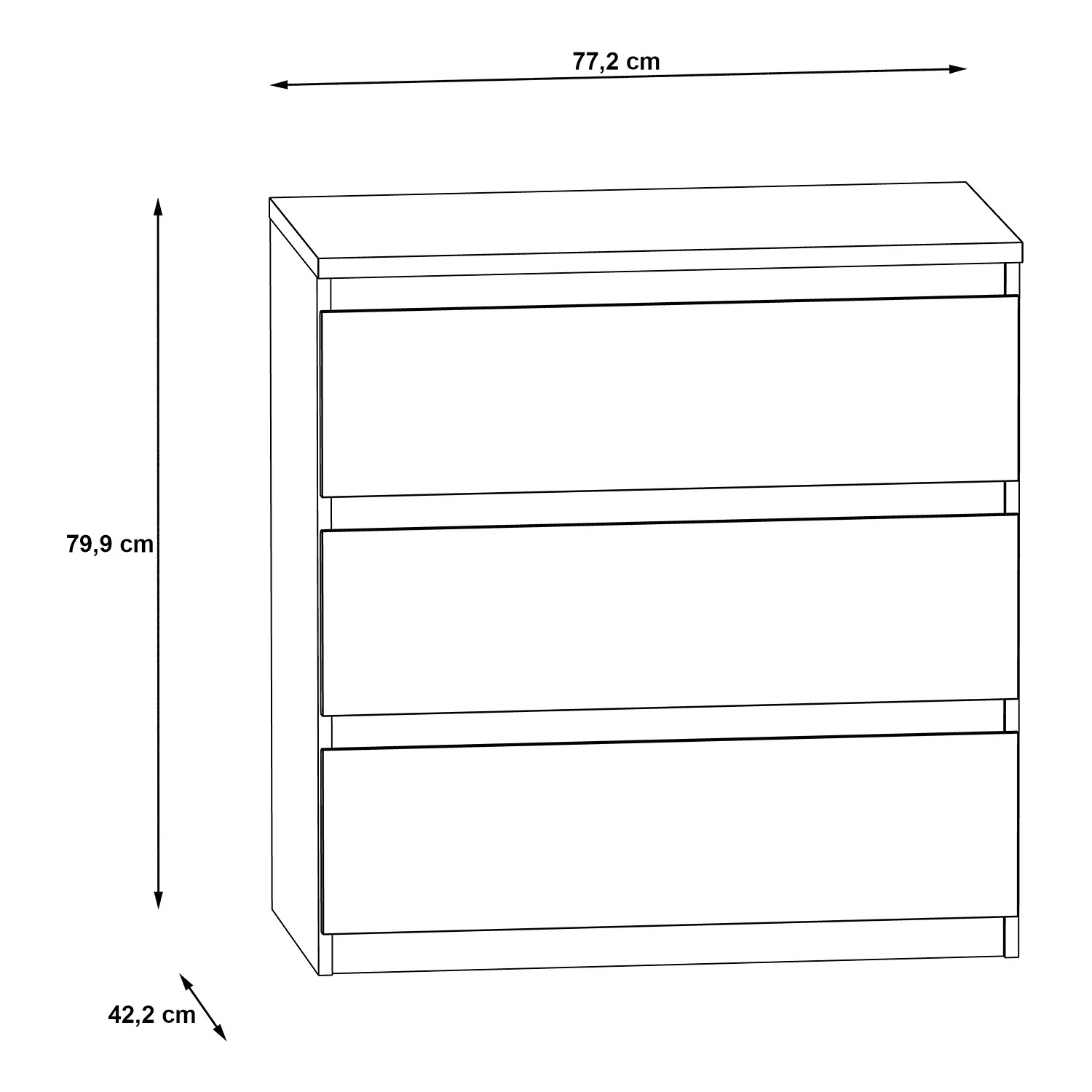 Loftscape Commode Optima III - Blanc mat 3 Loftscape Commode Optima III - Blanc mat – Image 3