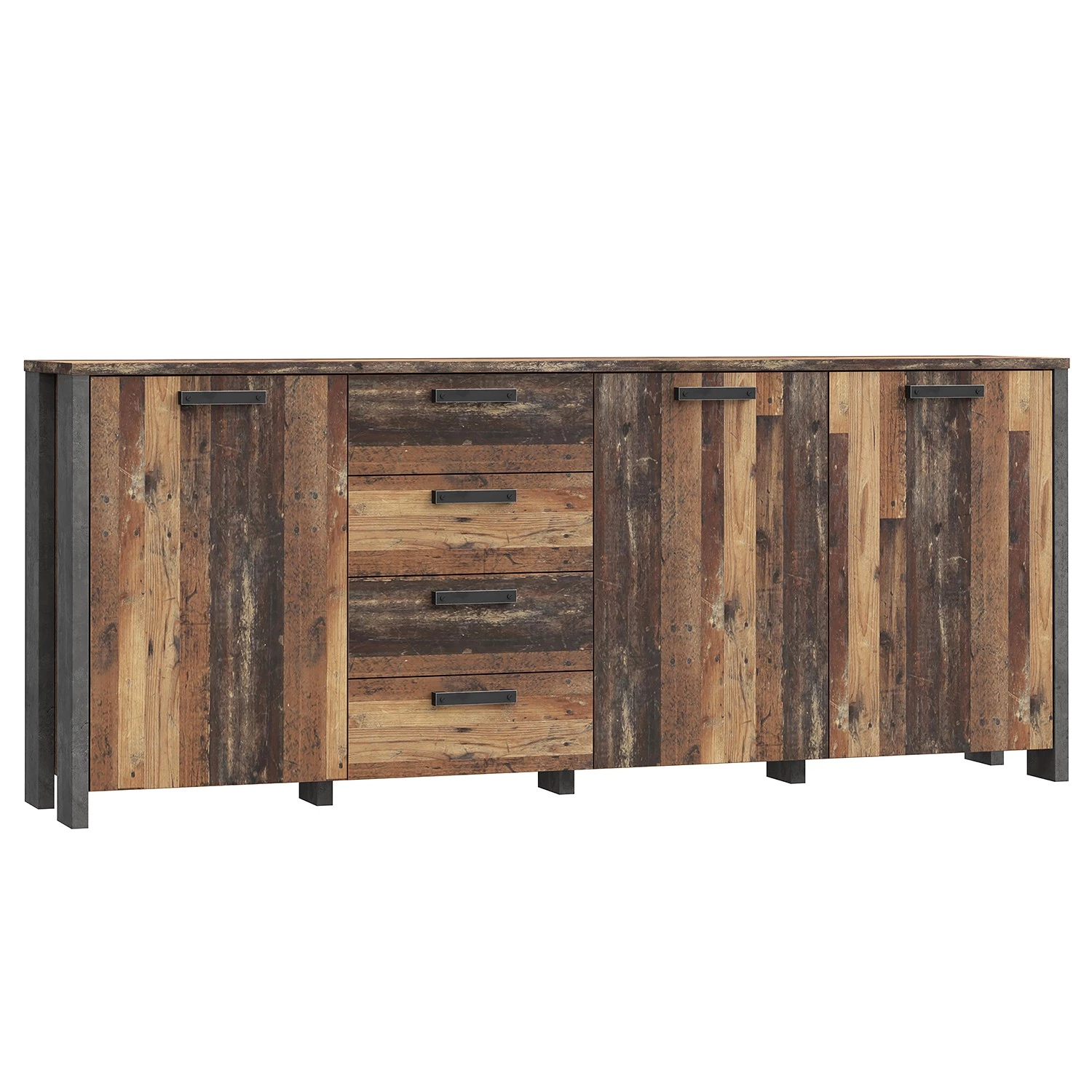 Loftscape Enfilade Ravenswood II - Imitation bois recyclé / Anthracite 6 Loftscape Enfilade Ravenswood II - Imitation bois recyclé / Anthracite – Image 6