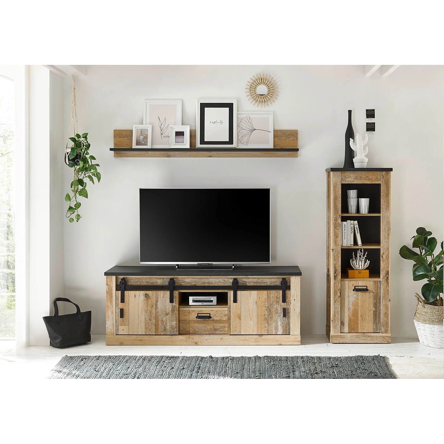 Ridgevalley Tablette murale Shutter - Imitation chêne 4 Ridgevalley Tablette murale Shutter - Imitation chêne – Image 4