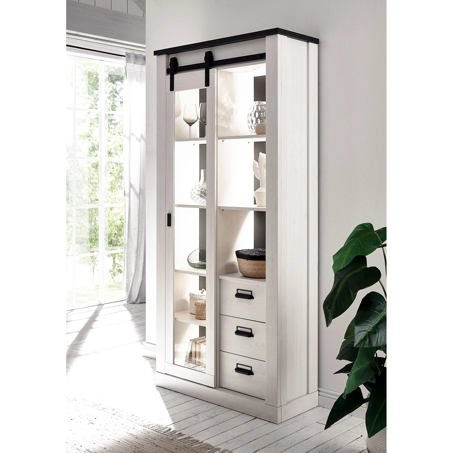 Ridgevalley Vitrine Shutter - Imitation pin blanc 2 Ridgevalley Vitrine Shutter - Imitation pin blanc – Image 2