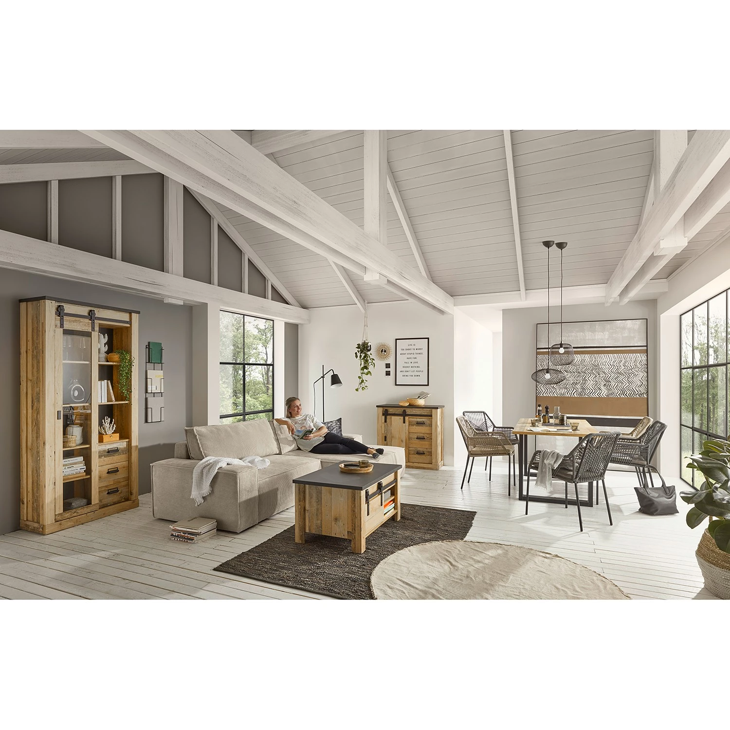 Ridgevalley Vitrine Shutter - Imitation chêne 5 Ridgevalley Vitrine Shutter - Imitation chêne – Image 5