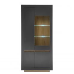 Loftscape Vitrine haute Accra - Anthracite / Imitation chêne 14 Loftscape Vitrine haute Accra - Anthracite / Imitation chêne -ÉcoMaison Soldes 1000348817 220506 030 DETAILS P000000001000348817