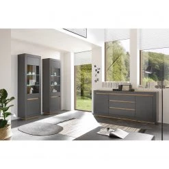 Loftscape Buffet Accra - Anthracite / Imitation chêne -ÉcoMaison Soldes 1000348819 220506 022 MOOD DETAILS P000000001000348819 mood