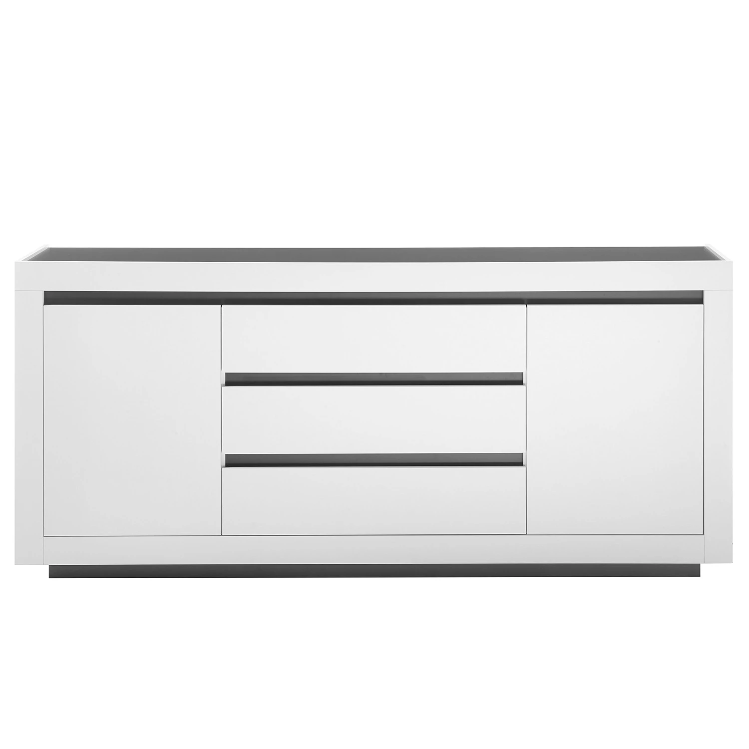 Loftscape Buffet Accra - Blanc / Anthracite 5 Loftscape Buffet Accra - Blanc / Anthracite – Image 5