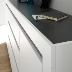 Loftscape Buffet Accra - Blanc / Anthracite 14 Loftscape Buffet Accra - Blanc / Anthracite -ÉcoMaison Soldes 1000348827 220506 032 DETAILS P000000001000348827