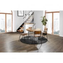 Ars manufacti Chaises de bar Blasdell (lot de 2) - Cuir véritable / Métal - Marron vintage/ Laiton vieilli 8 Ars manufacti Chaises de bar Blasdell (lot de 2) - Cuir véritable / Métal - Marron vintage/ Laiton vieilli -ÉcoMaison Soldes 1000352078 220520 023 MOOD DETAILS P000000001000352078 mood