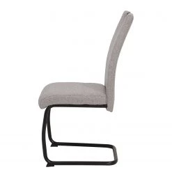 Loftscape Chaise cantilever La Paz III - Tissu / Métal - Noir - Gris - Lot de 4 -ÉcoMaison Soldes 1000352411 220610 050 DETAILS P000000001000352411