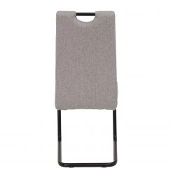 Loftscape Chaise cantilever La Paz III - Tissu / Métal - Noir - Gris - Lot de 4 -ÉcoMaison Soldes 1000352411 220610 070 DETAILS P000000001000352411