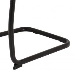 Loftscape Chaise cantilever La Paz III - Tissu / Métal - Noir - Gris - Lot de 4 -ÉcoMaison Soldes 1000352411 220610 082 DETAILS P000000001000352411