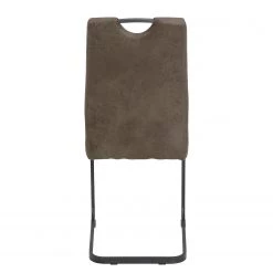 Loftscape Chaise cantilever Lajo - Microfibre / Acier - Limon - Lot de 4 -ÉcoMaison Soldes 1000352429 220610 070 DETAILS P000000001000352429