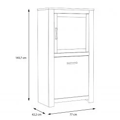 Loftscape Buffet haut Verolme II - Imitation chêne 8 Loftscape Buffet haut Verolme II - Imitation chêne -ÉcoMaison Soldes 1000356718 220603 500 SKETCH DETAILS P000000001000356718 sketch