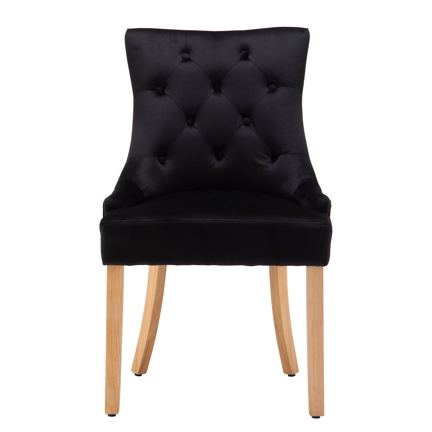 Loftscape Chaises capitonnées Thrall (lot de 2) - Noir 3 Loftscape Chaises capitonnées Thrall (lot de 2) - Noir – Image 3