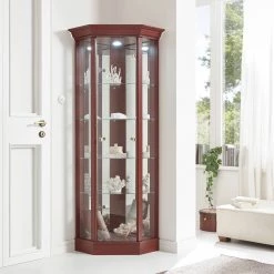 Ridgevalley Vitrine d’angle Loroux - Avec éclairage inclus - Imitation Mahagoni 9 Ridgevalley Vitrine d’angle Loroux - Avec éclairage inclus - Imitation Mahagoni -ÉcoMaison Soldes 1000357372 220609 021 MOOD DETAILS P000000001000357372 mood