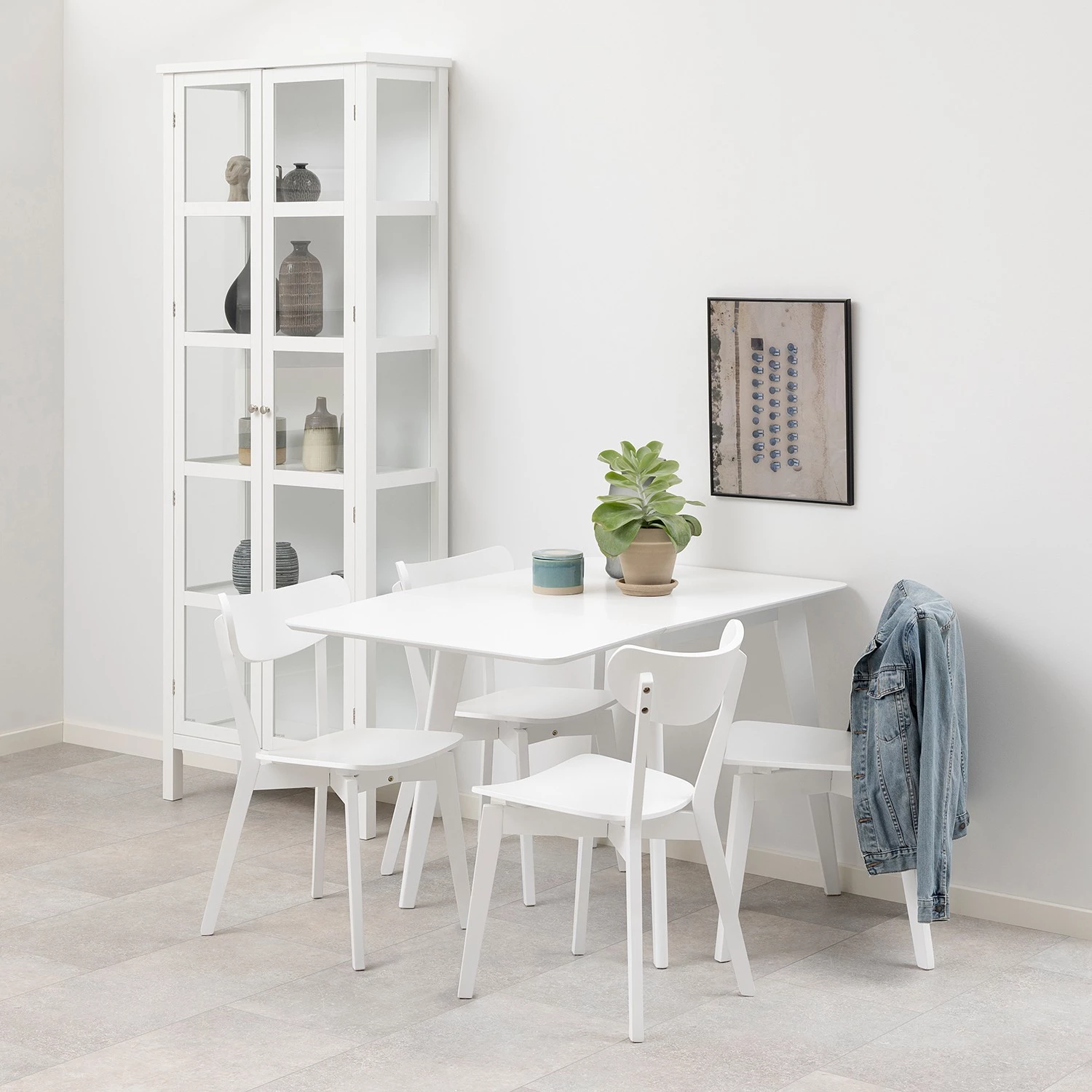 Mørteens Table pliante Rigby - Extensible - Blanc 4 Mørteens Table pliante Rigby - Extensible - Blanc – Image 4