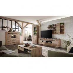 Loftscape Buffet haut Tallard - Avec éclairage - Imitation chêne / Graphite -ÉcoMaison Soldes 1000357966 220608 021 MOOD DETAILS P000000001000357966 mood