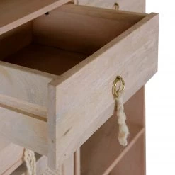 Ridgevalley Armoire Lumby - Manguier massif - Manguier clair / Gris -ÉcoMaison Soldes 1000359918 220621 040 DETAILS P000000001000359918