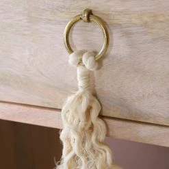 Ridgevalley Armoire Lumby - Manguier massif - Manguier clair / Gris -ÉcoMaison Soldes 1000359918 220621 060 DETAILS P000000001000359918