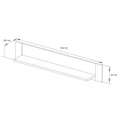 Trendteam Tablette murale Georgia - Imitation pin blanc 11 Trendteam Tablette murale Georgia - Imitation pin blanc -ÉcoMaison Soldes 1000362846 220623 500 SKETCH DETAILS P000000001000362846 sketch