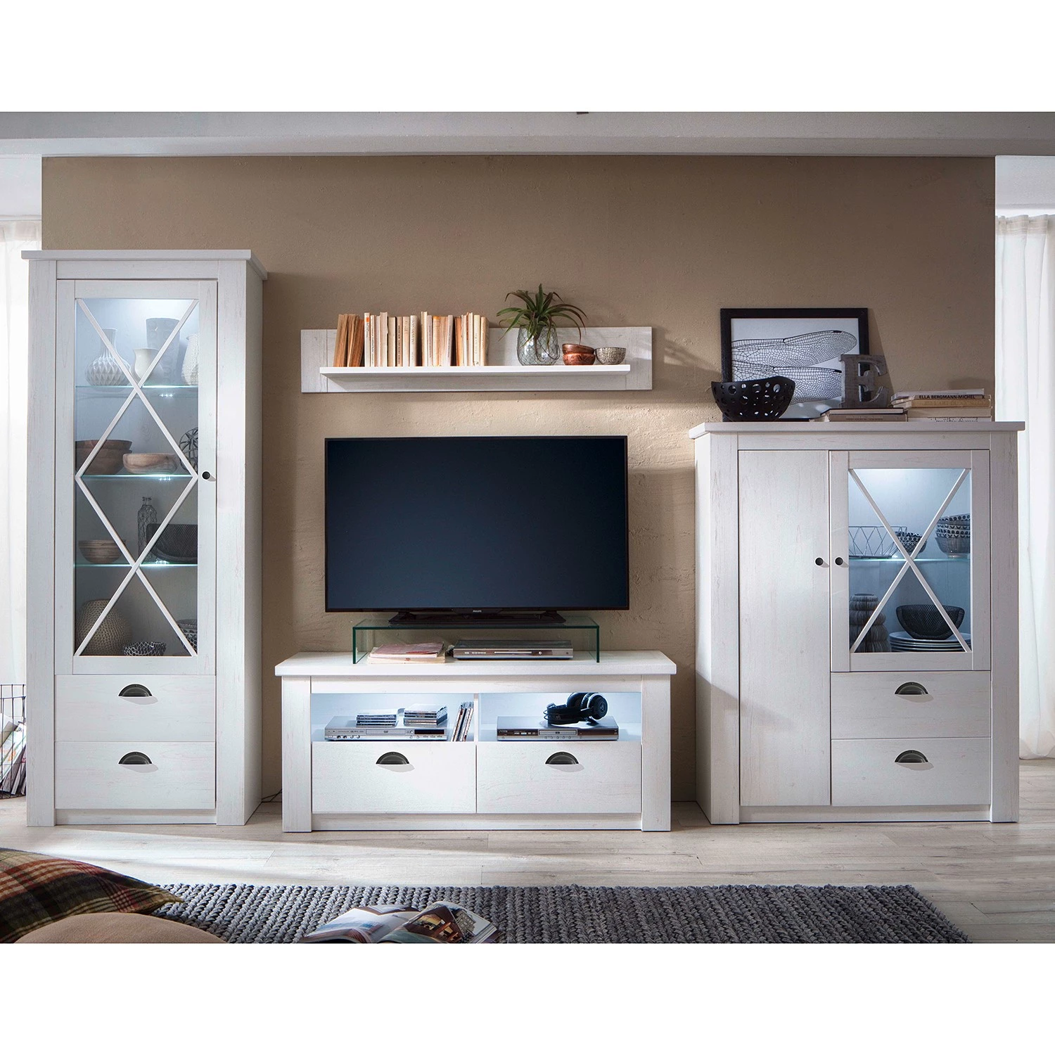 Trendteam Buffet Georgia - Imitation pin blanc 2 Trendteam Buffet Georgia - Imitation pin blanc – Image 2