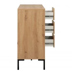 Loftscape Buffet Brochet II - Imitation chêne / Noir -ÉcoMaison Soldes 1000363050 220704 035 DETAILS P000000001000363050