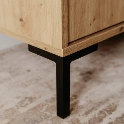 Loftscape Buffet Brochet II - Imitation chêne / Noir -ÉcoMaison Soldes 1000363050 220704 040 DETAILS P000000001000363050