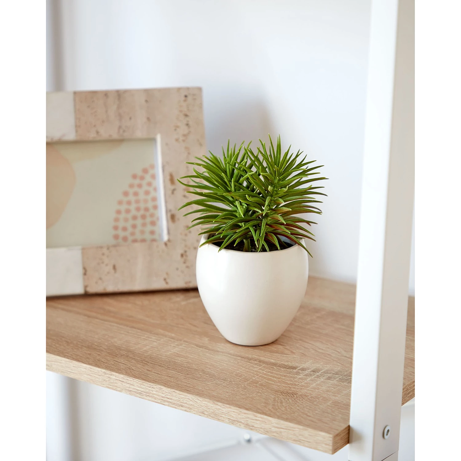 Norrwood Étagère Kalahari - Acier - Imitation chêne / Blanc 9 Norrwood Étagère Kalahari - Acier - Imitation chêne / Blanc – Image 9