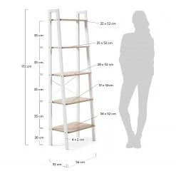 Norrwood Étagère Kalahari - Acier - Imitation chêne / Blanc 19 Norrwood Étagère Kalahari - Acier - Imitation chêne / Blanc -ÉcoMaison Soldes 1000363962 220714 500 SKETCH DETAILS P000000001000363962 sketch