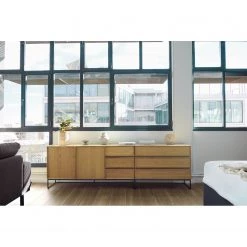 Red Living Buffet Tabora - Placage en bois véritable - Chêne -ÉcoMaison Soldes 1000363989 220714 021 MOOD DETAILS P000000001000363989 mood