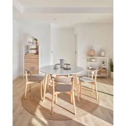 Norrwood Buffet haut Maredale - Partiellement en frêne massif - Frêne / Blanc -ÉcoMaison Soldes 1000363992 220714 023 MOOD DETAILS P000000001000363992 mood