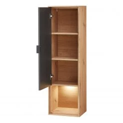 Fashion For Home Placard mural Leox - Avec éclairage inclus - Graphite / Imitation chêne artisan -ÉcoMaison Soldes 1000364239 220719 040 DETAILS P000000001000364239